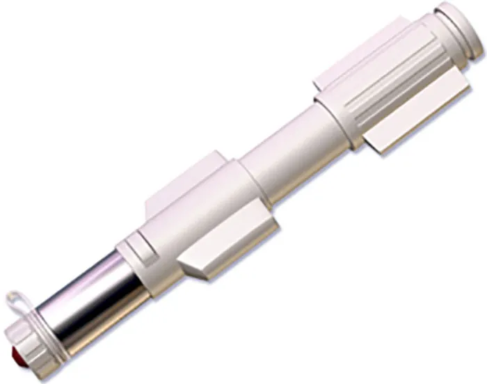 A photograph shows a jet injector.