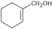 A chemical structure of 1-cyclohexen-1-ylmethanol