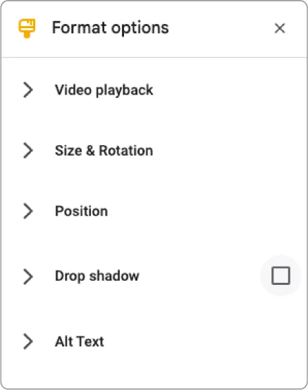 A screenshot of the Format Options is shown.