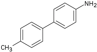 Diphenyl with N H 2 on C3 and a methyl group on C3'.