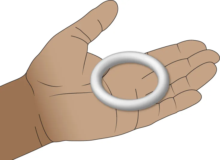 Image of contraceptive vaginal ring.