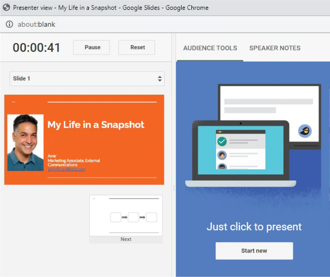 A screenshot showing the location of the Select Audience Tools is shown.
