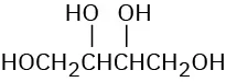 The condensed structural formula has a 4-carbon chain with each carbon bonded to a hydroxyl group.