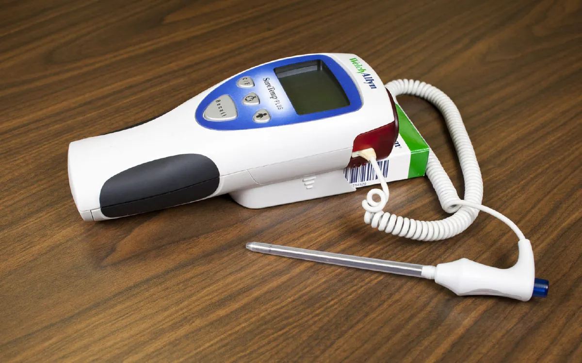 Rectal thermometer.