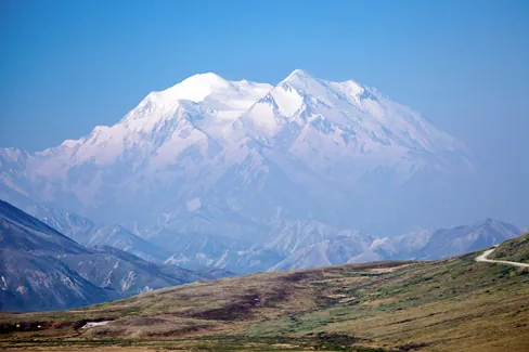 Photo of Mt. McKinley (formerly Denali).