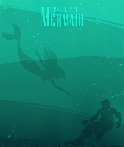 Photo of the cover of Disney's The Little Mermaid movie