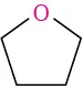 A five-membered ring, one atom of which is oxygen.