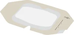 An image of a transparent film dressing.