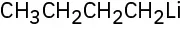The structure of butyllithium.