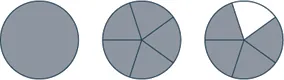 The image shows circles to demonstrate the subtraction problem.