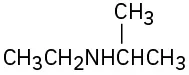 The structure of N-ethylpropan-2-amine.