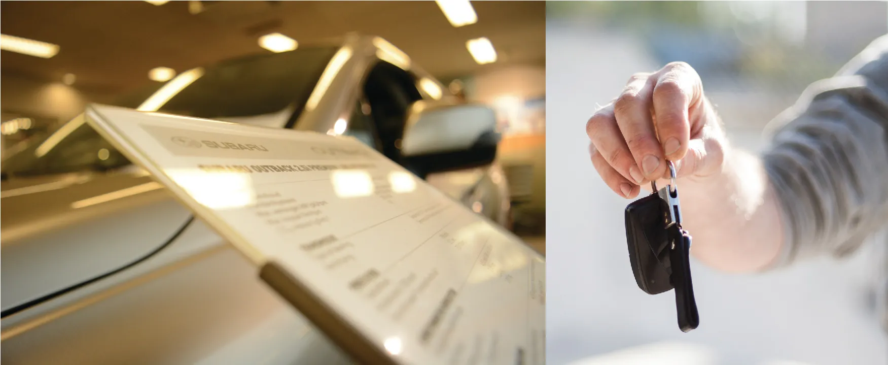 Picture of a car sales lot.