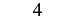 The number four.