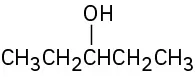 A five-carbon chain with hydroxyl on C 3 position.