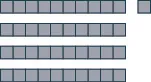The image uses blocks to demonstrate addition of whole numbers, in this case 16 + 25.