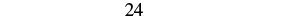The number 24 is displayed in black text on a white background.