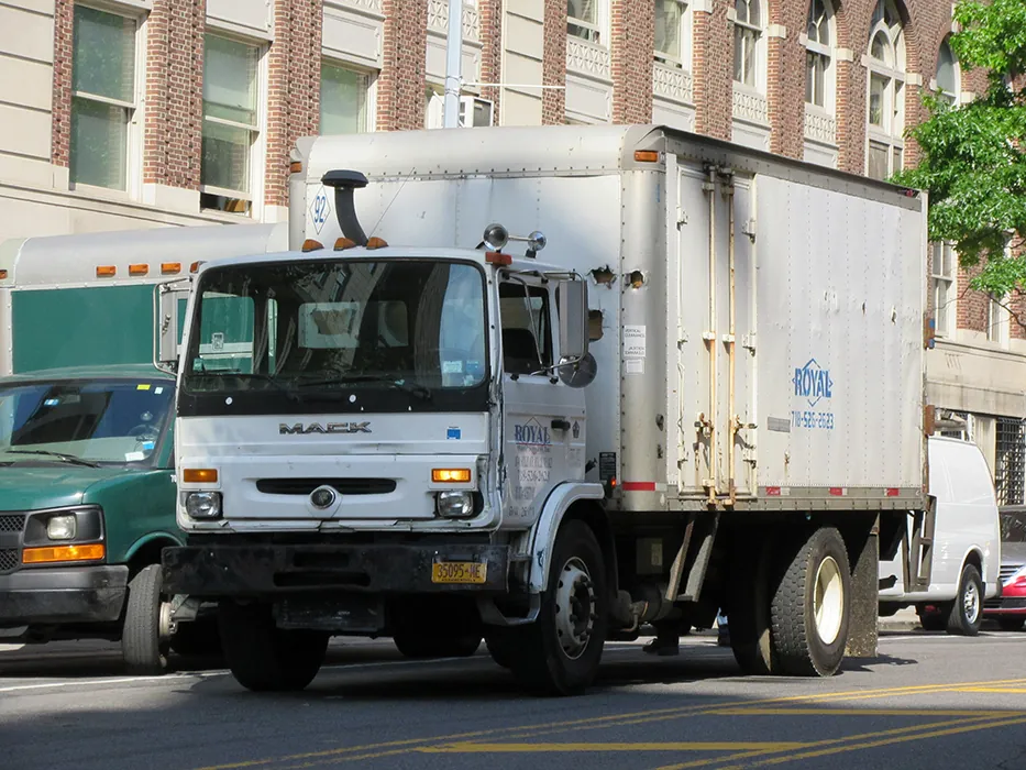 A delivery vehicle.
