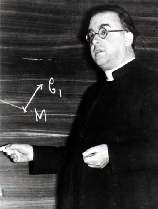 Photograph of Abbé Georges Lemaître.
