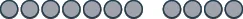 This figure shows a row of 11 light pink circles, representing positive counters. They are separated into a group of  seven and a group of four.