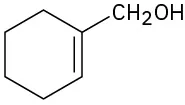 Cyclohexene with C H 2 O H group on C 1 position.